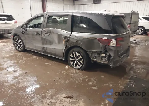 2025 Honda Odyssey Ex-L from USA, damaged, VIN 5FNRL6H66SB081438